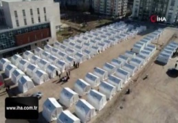 Elazığ'da yeni çadır kentler kuruldu
