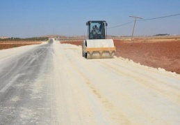 Elbeyli-Gaziantep arasında 16 kilometrelik yolun yapımına başlandı