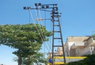 Elektrik kabloları yer altına alınıyor