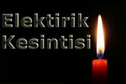 Elektrikler kesilecek