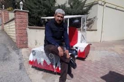 Elektronik atıklardan araç üretti