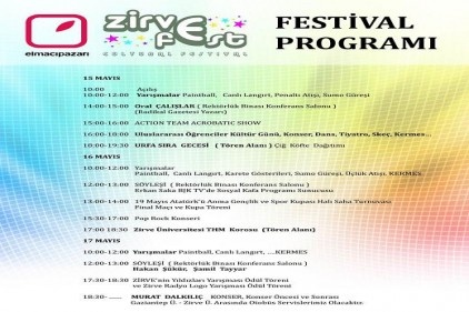 Elmacıpazarı Zirve Fest başlıyor 