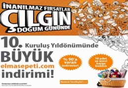 Elmasepeti, 10. yılını avantajlı bir kampanya ile kutluyor