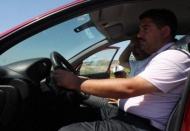 Emniyet kemerinin önemi test edildi 