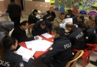 Emniyet personeli, kan bağışı kampanyasına destek oldu