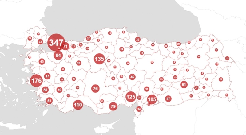 En az 2 bin 534 kadın öldürüldü