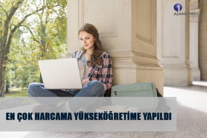 En çok harcama, 13 bin 652 lira ile yükseköğretime yapıldı 