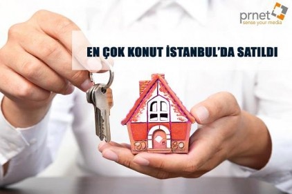 En çok konut İstanbul&#8217;da satıldı