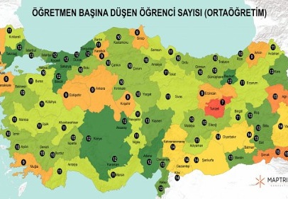 En çok öğrenci ve öğretmen İstanbul’da