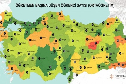 En çok öğrenci ve öğretmen İstanbul&#8217;da