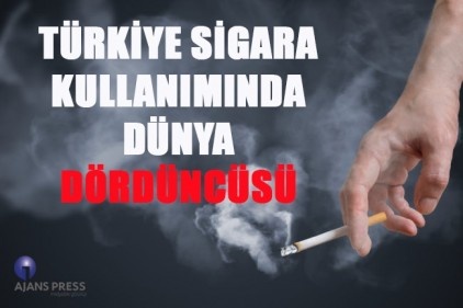 En çok sigara tüketen dördüncü ülke Türkiye