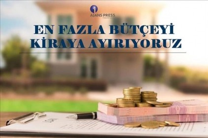 En fazla harcama kiraya gidiyor