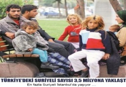 En fazla Suriyeli İstanbul’da yaşıyor …