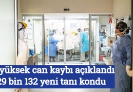 En yüksek can kaybı açıklandı, 29 bin 132 yeni tanı kondu