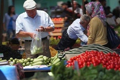 En yüksek enflasyon artışı yüzde 0,96 ile bizde oldu