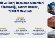 Enerji Depolama Sistemleri ve Yatırım Usulleri anlatılacak