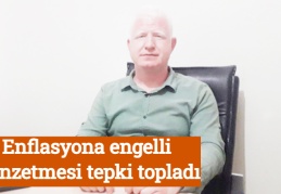 Enflasyona engelli benzetmesi tepki topladı