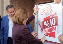 Enflasyona karşı yüzde 10 kampanyası başlatıldı