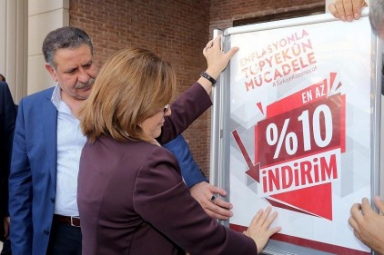 Enflasyona karşı yüzde 10 kampanyası başlatıldı