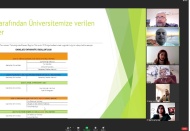Engelli öğrenciler online toplantıda bilgilendirildi