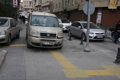 Engelli vatandaşa şoför engeli