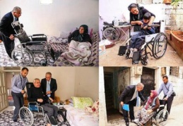 Engelliler, akülü tekerlekli saldalyeye kavuşuyor