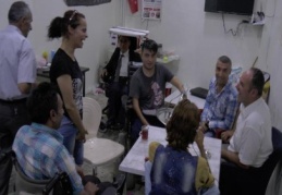 Engelliler hem çalışıyor hem de sosyalleşiyor