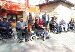 Engelliler kahvaltıda bir araya geldi