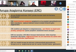 ‘ERC Genel Bilgi ve Proje Yazma Eğitimi’ verildi