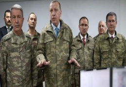 Erdoğan, 2. Ordu’nun Hatay’daki harekat merkezini ziyaret etti