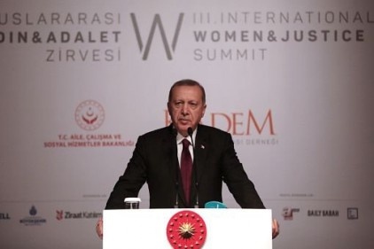 Erdoğan: Haydi eşitiz, erkekle bayan 100 metreyi aynı anda koşsun