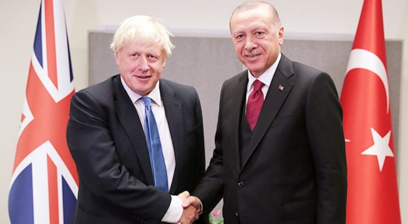 Erdoğan, Johnson ile telefonda görüştü