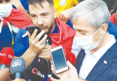 Erdoğan tebrik etti