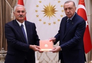 Erdoğan, Yargıtay Başkanı Akarca ve Yargıtay Cumhuriyet Başsavcısı Şahin ile görüştü