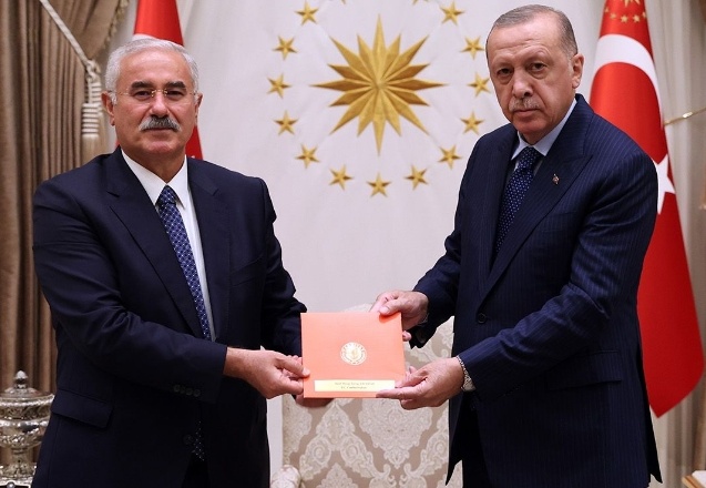 Erdoğan, Yargıtay Başkanı Akarca ve Yargıtay Cumhuriyet Başsavcısı Şahin ile görüştü