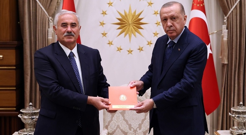 Erdoğan, Yargıtay Başkanı Akarca ve Yargıtay Cumhuriyet Başsavcısı Şahin ile görüştü