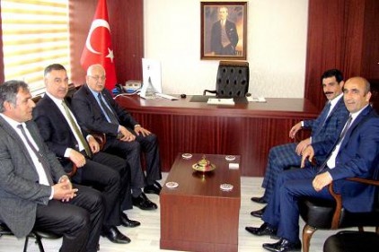 Erdoğan yeni kaymakamı ziyaret etti