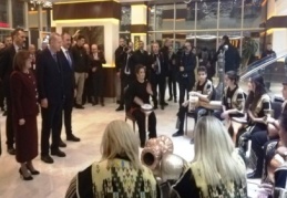 Erdoğan’a özel bir gösteri sundular