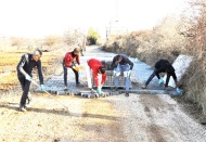 Erikli Mahallesi’nin tüm yolları kilitli parke taşı ile döşendi
