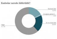 Erkekler, 2017 yılında 290 kadın ve 22 çocuk öldürdü 