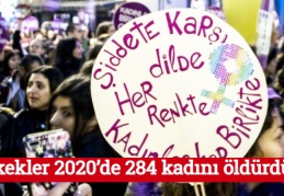 Erkekler 2020’de 284 kadını öldürdü