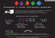 Erkekler son 11 ayda 255 kadın öldürdü