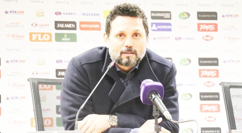 Erol Bulut: "Penaltımız ve golümüz verilmedi"