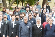 Ersin Arslan’a hüzünlü tören