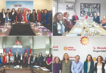EŞİK, CHP, EMEP ve Kadın Partisi'yle görüştü