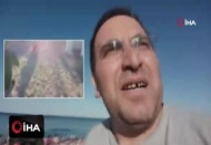 Eşini dövdüğü iddia edilen kocaya sahilde meydan dayağı