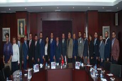 Eskişehirli genç işadamları GTO&#8217;yu ziyaret etti