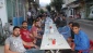Esnaf toplu iftar yaptı