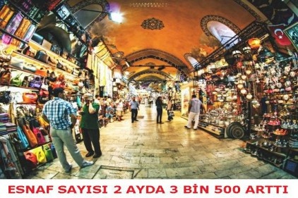Esnaf ve sanatkar sayısı 1 milyon 693 bin 357'ye yükseldi