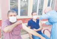 Esnaf ve sanayi çalışanları aşılanıyor